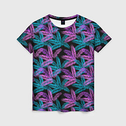 Женская футболка Тропические пальмовые листья