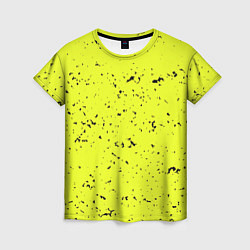 Женская футболка Лимонная текстура