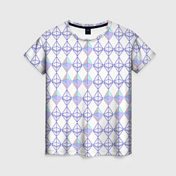 Женская футболка Криптовалюта Ethereum на белом