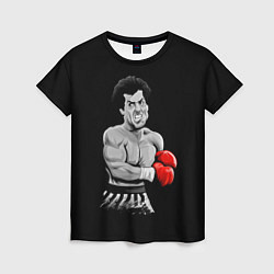 Футболка женская Rocky Balboa, цвет: 3D-принт