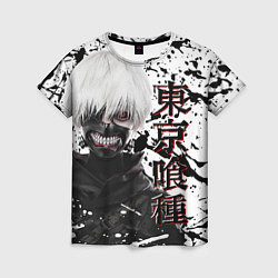 Футболка женская Kaneki Ken - Токийский Гуль, цвет: 3D-принт