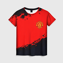 Женская футболка Manchester United colors sport
