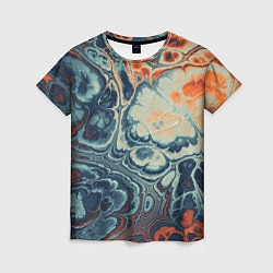 Женская футболка Абстрактный разноцветный узор