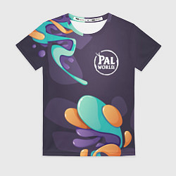 Женская футболка Palworld graffity splash