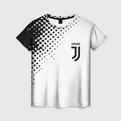 Футболка женская Juventus sport black geometry, цвет: 3D-принт