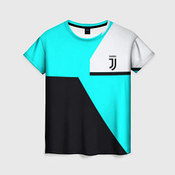 Женская футболка Juventus sport geometry fc