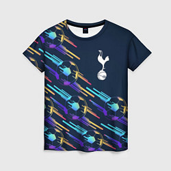 Женская футболка Tottenham градиентные мячи