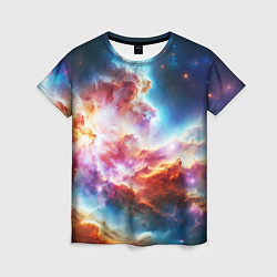Женская футболка The cosmic nebula
