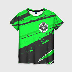 Женская футболка Manchester United sport green