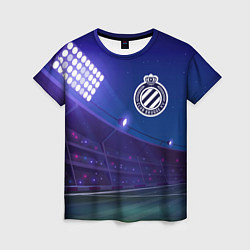 Женская футболка Club Brugge ночное поле