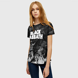 Футболка женская Black Sabbath black graphite, цвет: 3D-принт — фото 2