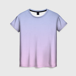 Женская футболка Градиент лавандовый