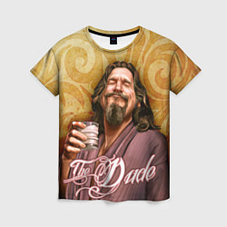 Футболка женская The Big Lebowski dude, цвет: 3D-принт