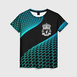 Женская футболка Liverpool football net