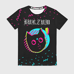 Женская футболка Burzum - rock star cat