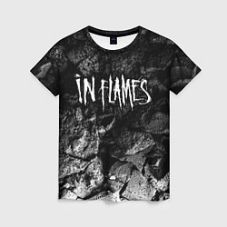 Женская футболка In Flames black graphite