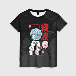 Женская футболка Evangelion - Рей Аянами