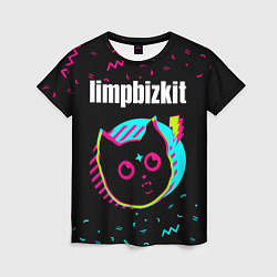 Футболка женская Limp Bizkit - rock star cat, цвет: 3D-принт