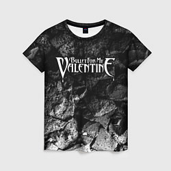 Женская футболка Bullet For My Valentine black graphite