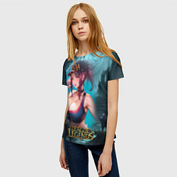 Футболка женская League Of Legends Akali Kda, цвет: 3D-принт — фото 2