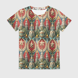 Женская футболка СССР ретро стиль