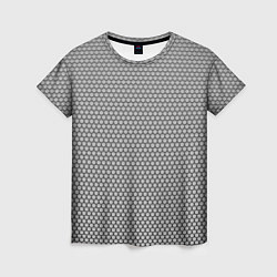 Женская футболка Кольчуга серый
