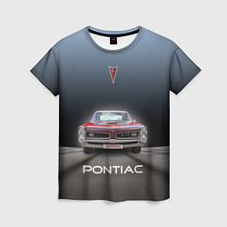 Женская футболка Американский масл-кар Pontiac GTO