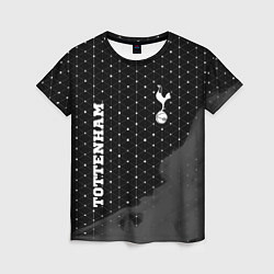 Женская футболка Tottenham sport на темном фоне вертикально