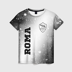 Женская футболка Roma sport на светлом фоне вертикально