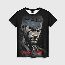 Женская футболка Metal gear Venom Snake