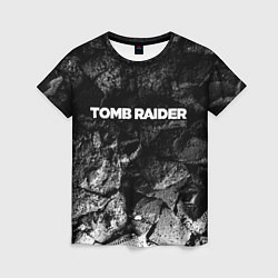 Женская футболка Tomb Raider black graphite