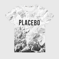 Футболка женская Placebo white graphite, цвет: 3D-принт