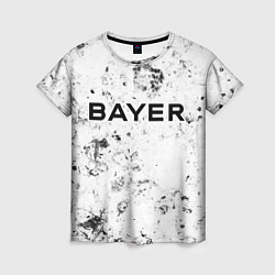 Футболка женская Bayer 04 dirty ice, цвет: 3D-принт