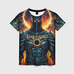 Женская футболка Elden Ring black knight