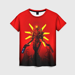 Женская футболка Ultrakill supreme machine