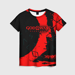 Женская футболка God of War текстура