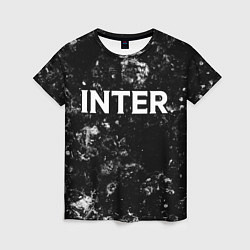 Женская футболка Inter black ice