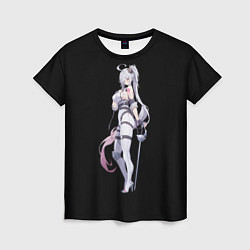 Женская футболка Девушка Рыцарь: аниме
