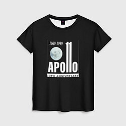 Женская футболка Apollo space