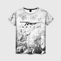 Женская футболка Tokio Hotel white graphite