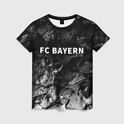 Женская футболка Bayern black graphite