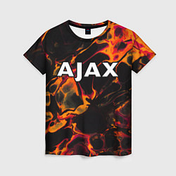 Футболка женская Ajax red lava, цвет: 3D-принт