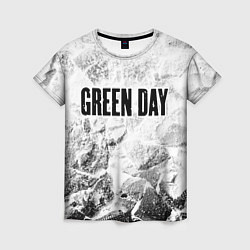 Футболка женская Green Day white graphite, цвет: 3D-принт