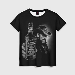 Женская футболка Motorhead - Ian Kilmister whiskey