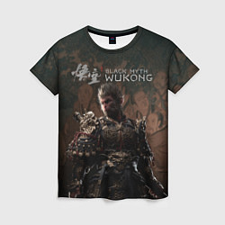 Футболка женская Sun Wukong Black myth wukong, цвет: 3D-принт