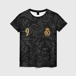 Футболка женская Килиан Мбаппе номер 9 Реал Мадрид, цвет: 3D-принт