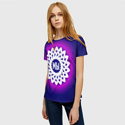Футболка женская Мы в круговом орнаменте рук, цвет: 3D-принт — фото 2