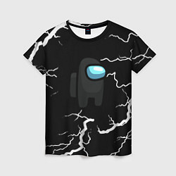 Футболка женская Among us storm black, цвет: 3D-принт