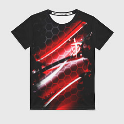 Футболка женская Doom logo game, цвет: 3D-принт