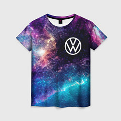 Футболка женская Volkswagen space auto, цвет: 3D-принт